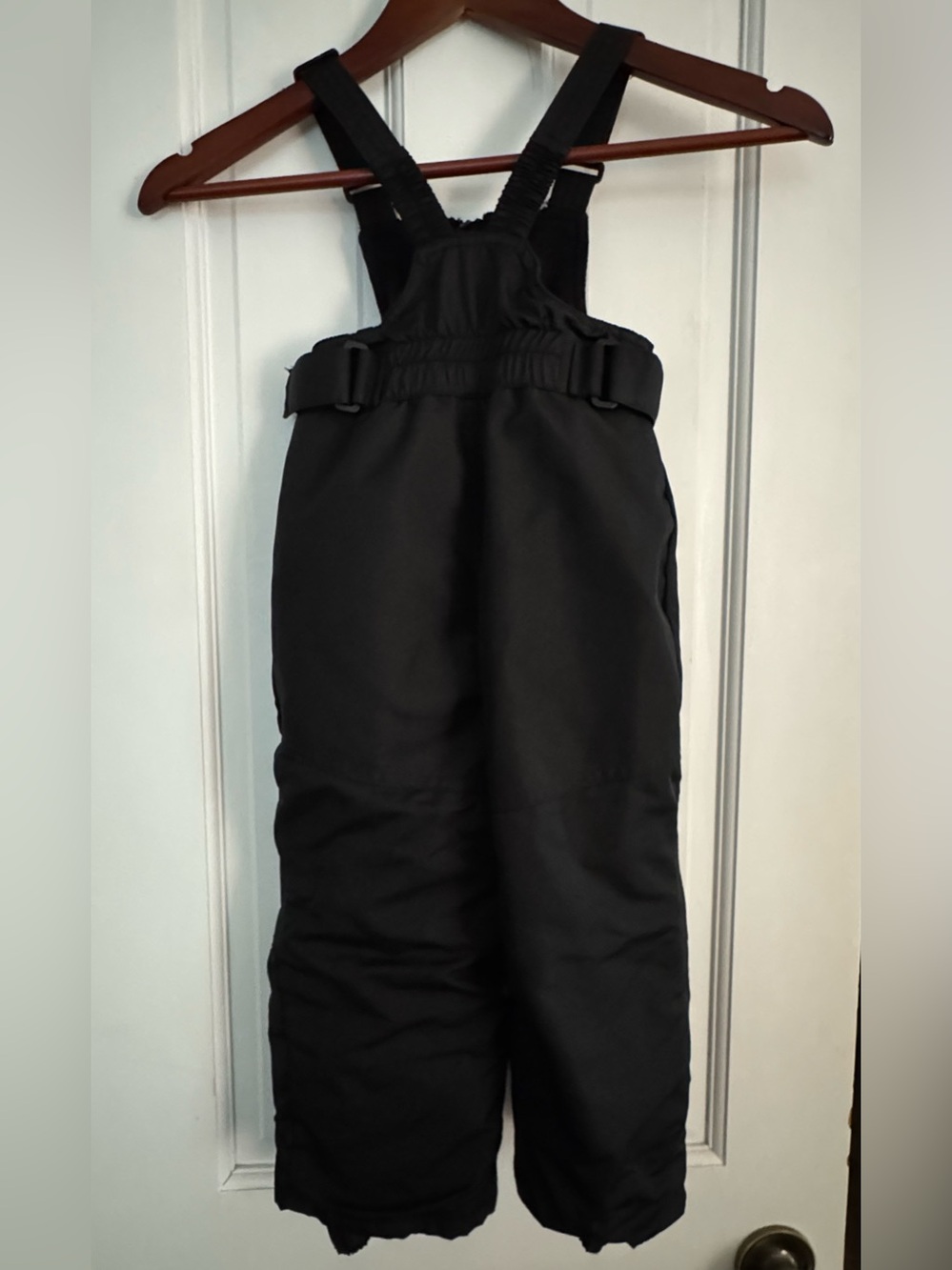 Cat & Jack Black Kids' Snow Bib Overalls - Picture 2 of 4